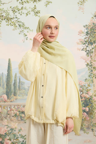 Floss Viscose Plain Scarf Light Green
