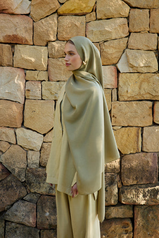 Floss Viscose Plain Scarf Linden