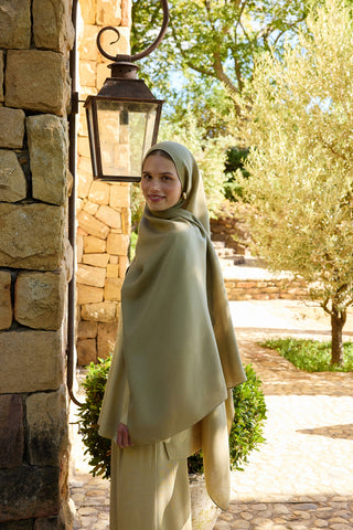 Floss Viscose Plain Scarf Linden