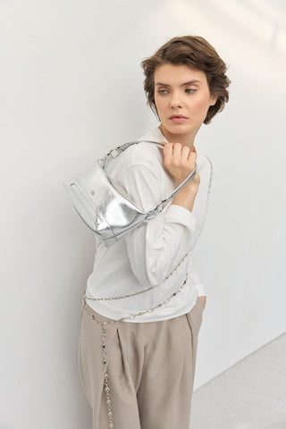 Glow Mini Bag Silver