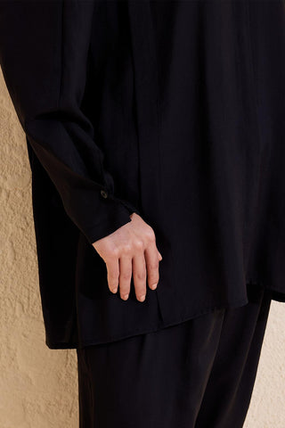Helen Shirt Trousers Set Black