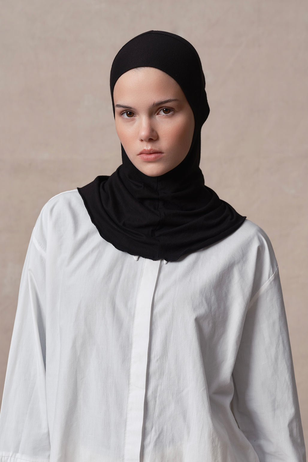 Full Coverage Hijab Undercap Black