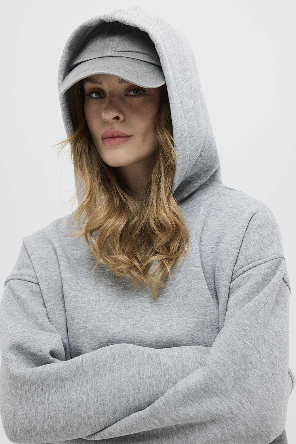 Hooded Sweatshirt Gray