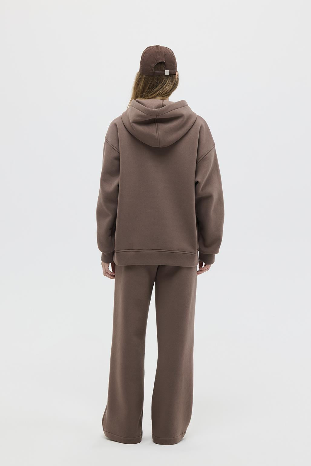 Hooded Sweatshirt Brown