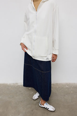 Hooded Cardigan Ecru