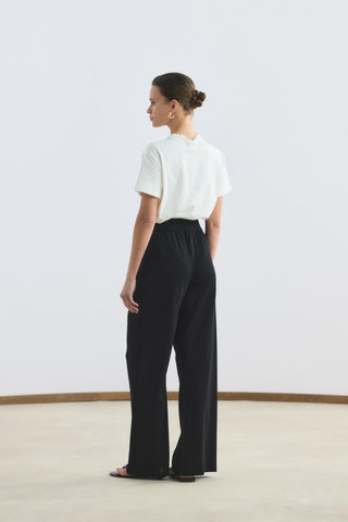 Lightweight Knit Pants Black