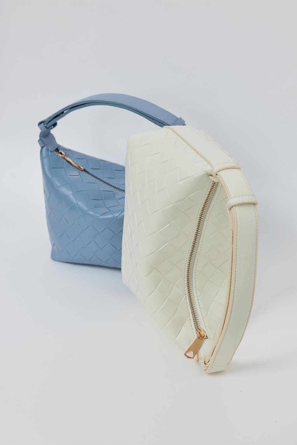 Iris Mini Leather Bag Ecru