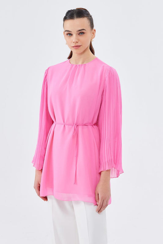 Karina Pleated Tunic Candy