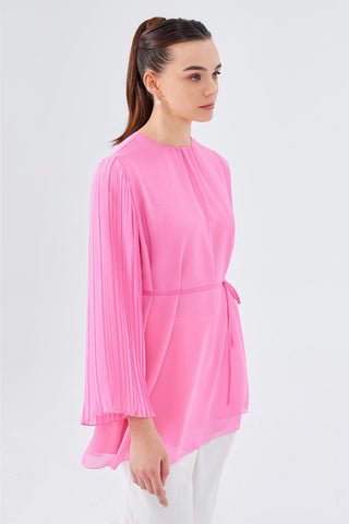 Karina Pleated Tunic Candy