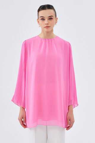 Karina Pleated Tunic Candy