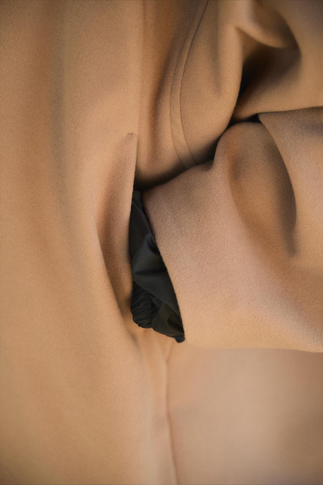 Cashmere Bomber Jacket Camel