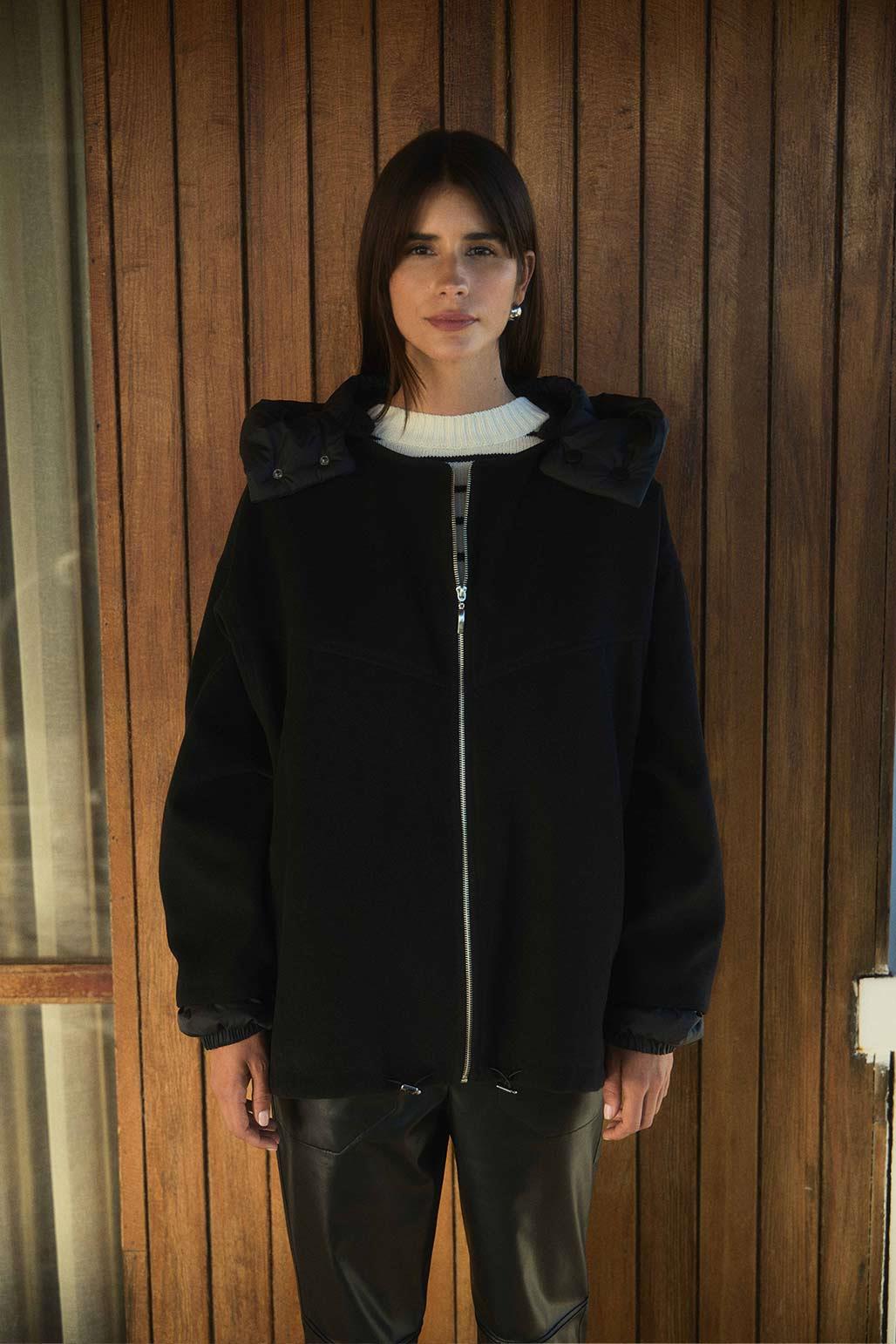 Cashmere Bomber Jacket Black