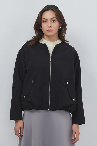 Short Trench Coat Black