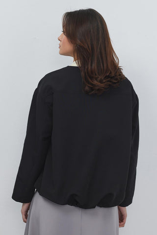 Short Trench Coat Black