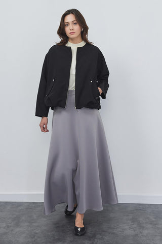 Short Trench Coat Black