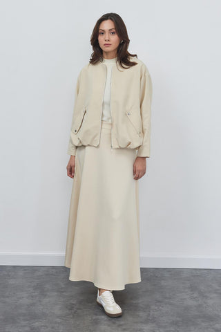 Short Trench Coat Stone