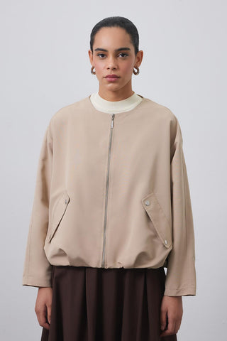 Short Trench Coat Mink