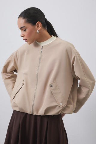 Short Trench Coat Mink