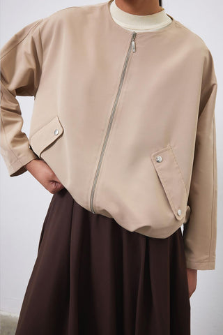 Short Trench Coat Mink