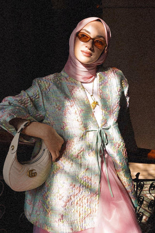 Kobe Taffeta Jacquard Kimono Soft