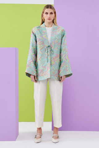 Kobe Taffeta Jacquard Kimono Soft