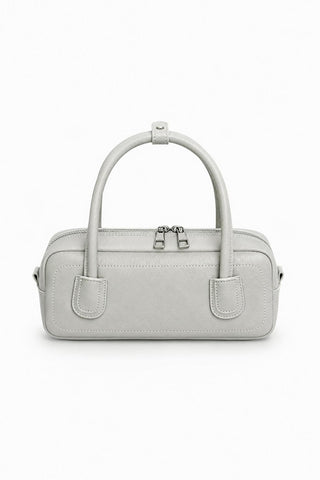 Contrast Stitch Baguette Bag Pistachio Green