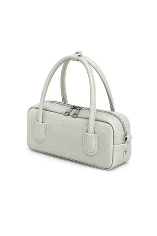 Contrast Stitch Baguette Bag Pistachio Green