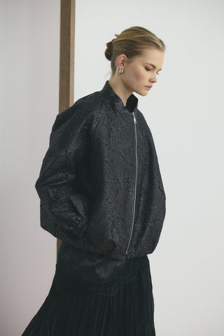 Lace Trim Skirt Lining Black