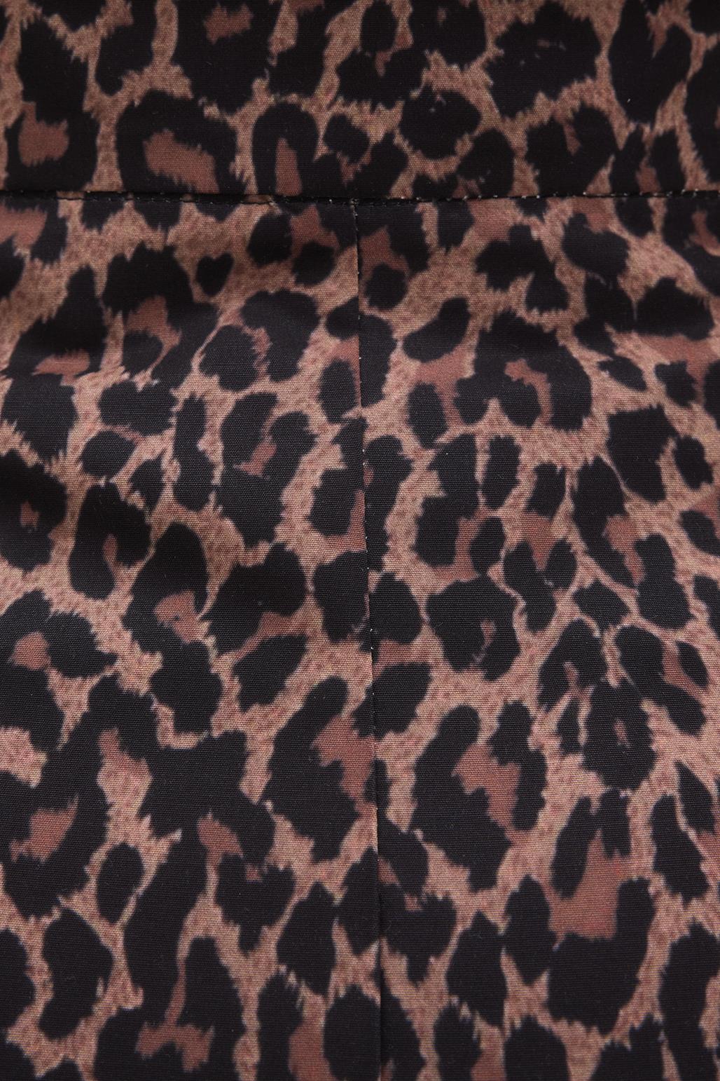 Leopard Patterned Pencil Skirt Leopard