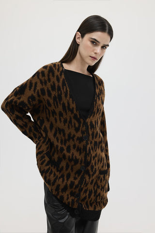 Print Sweater Leopard