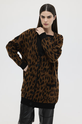 Print Sweater Leopard