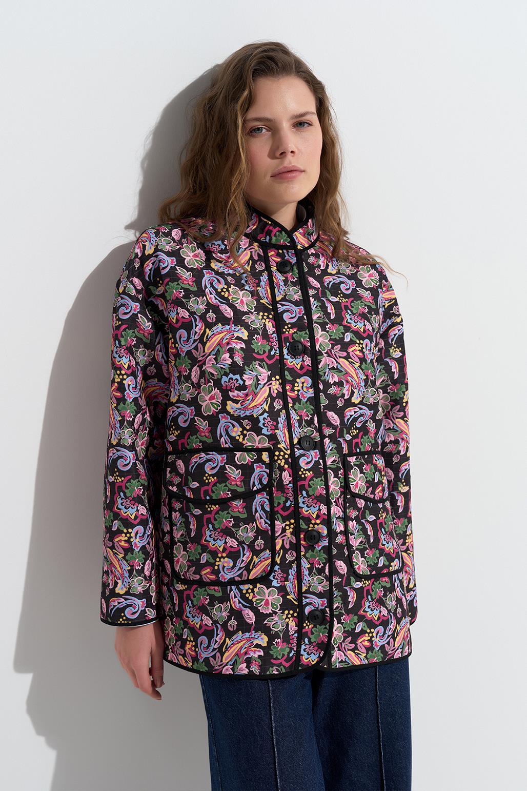 Lili Quilted Jacket Patterned