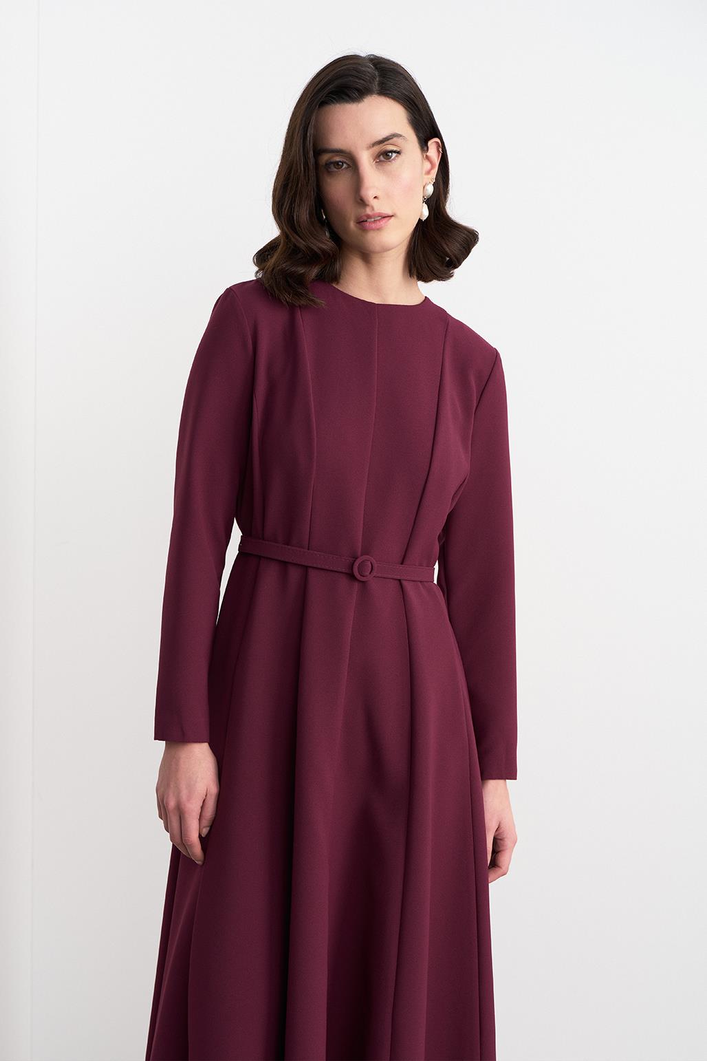 Linda Long Dress Plum