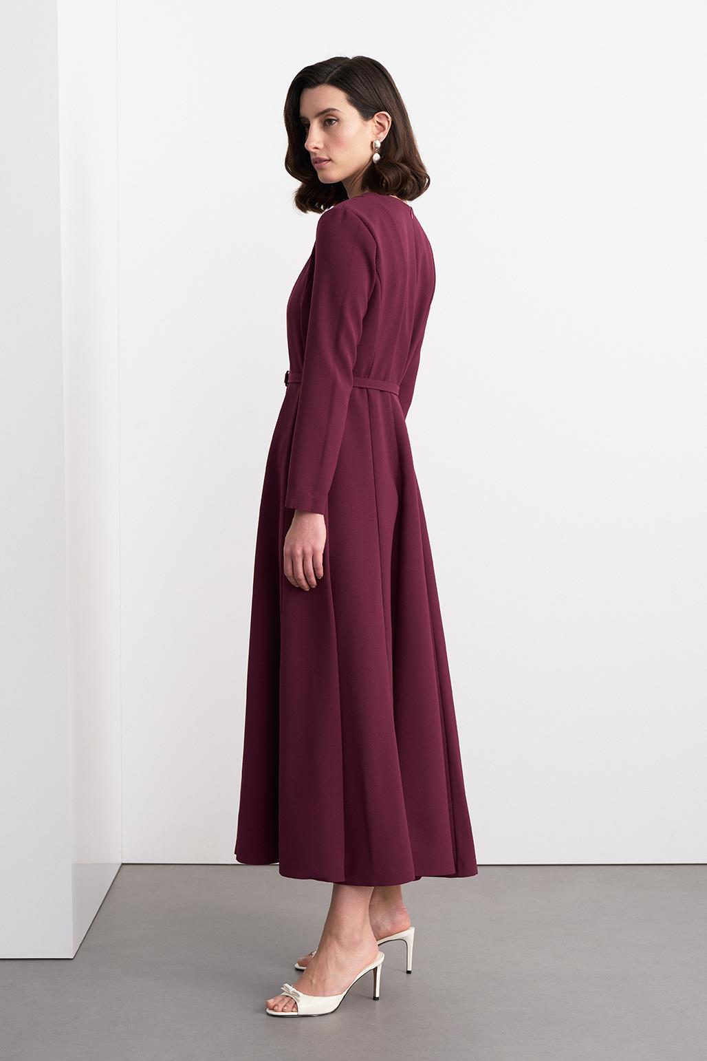 Linda Long Dress Plum