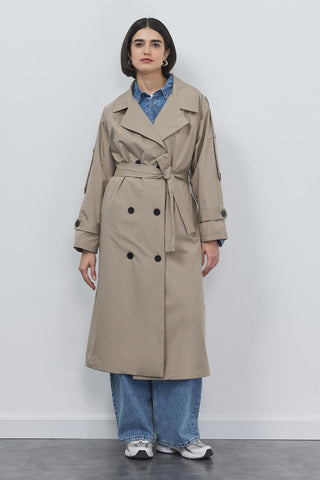 Liona Long Trench Mink
