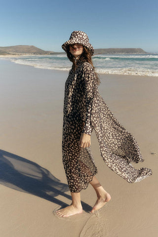 Long Sleeve Printed Swim Tunic Bambi