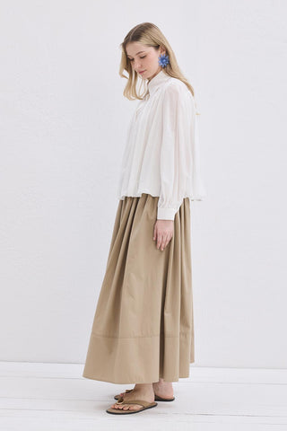 Lora Voile Shirt Ecru