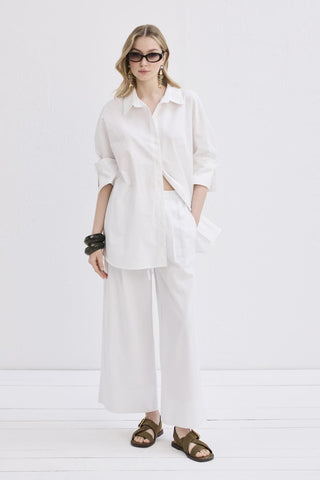 Madelin Cuffed Shirt Ecru