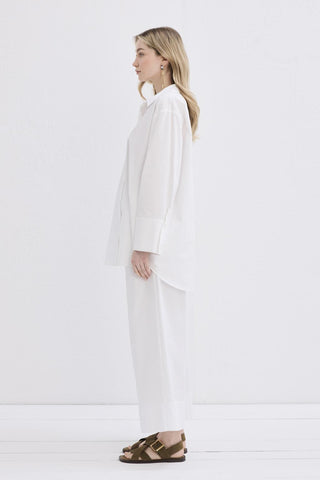 Madelin Cuffed Shirt Ecru