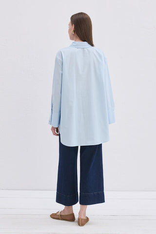 Madelin Cuffed Shirt Blue
