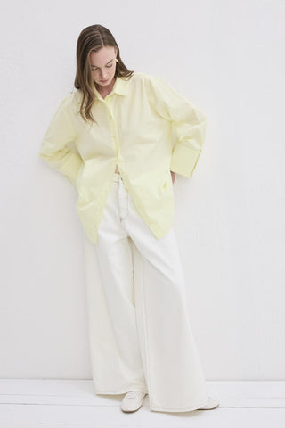 Madelin Cuffed Shirt Yellow
