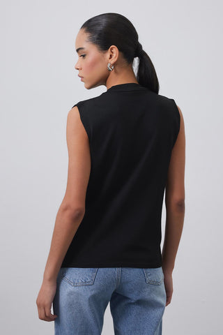 Mara Summer Sleeveless Knitwear Black