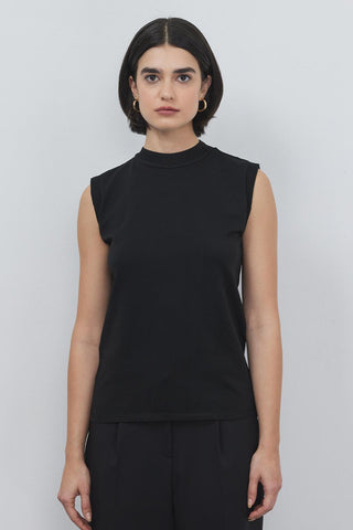 Mara Summer Sleeveless Knitwear Black