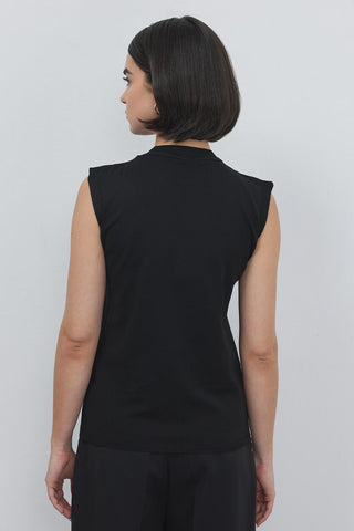 Mara Summer Sleeveless Knitwear Black