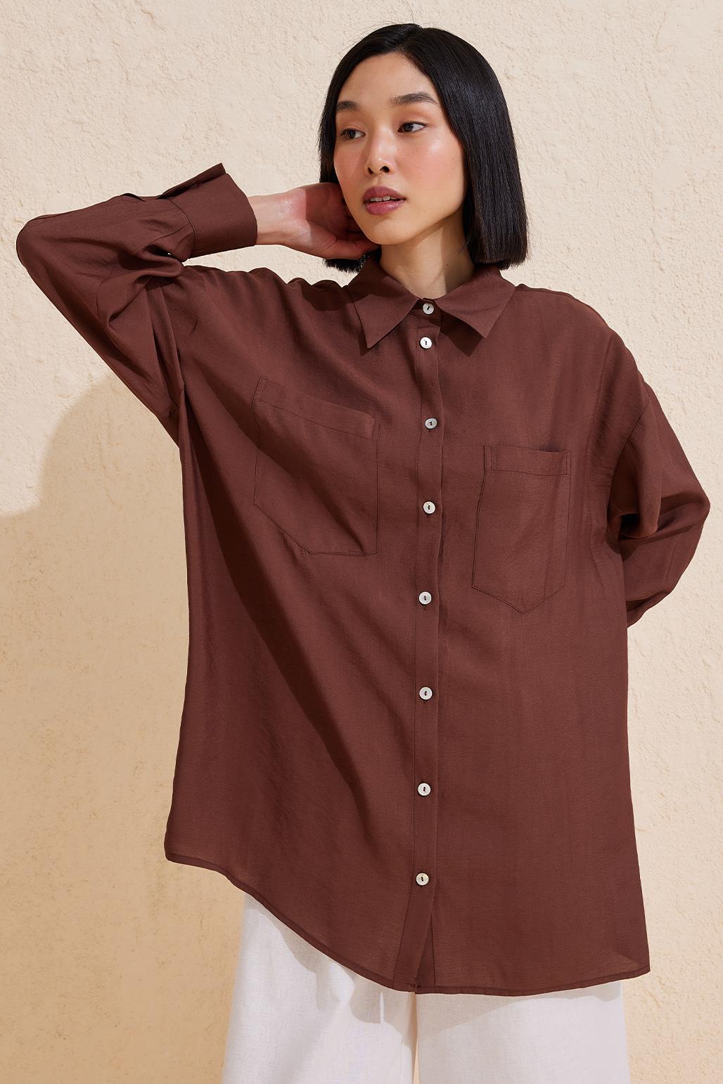 Modal Basic Shirt Brown