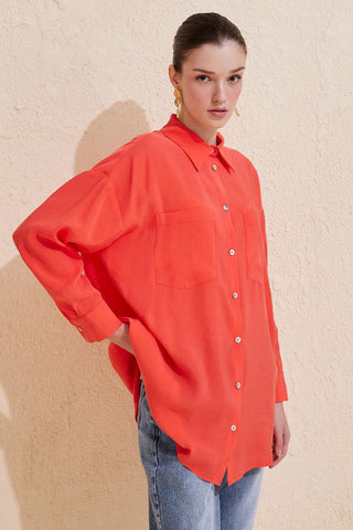 Modal Basic Shirt Plum