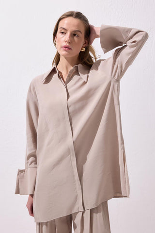 Modal Basic Shirt Stone