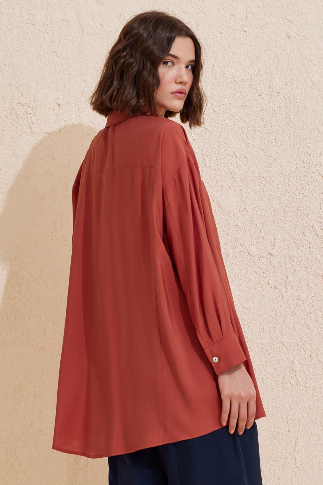 Modal Basic Shirt Terracotta