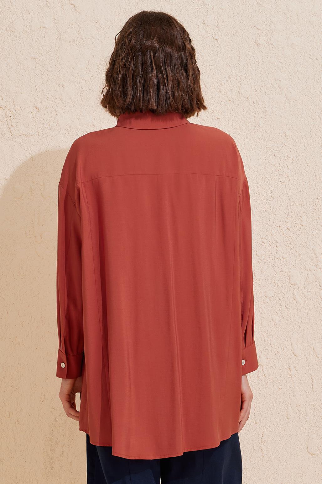 Modal Basic Shirt Terracotta