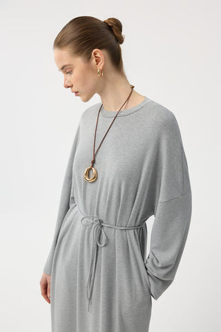 Modal Cupra Dress Grey Melange